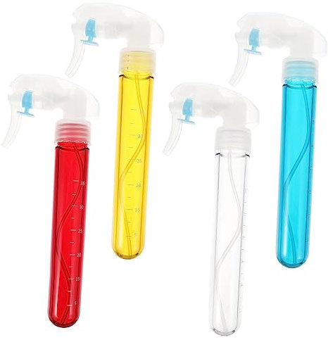 CALLARON 4pcs Spray Bottle for Salon and Barber Use Empty Ultra Fine Mist Water Sprayer for Hair Styling and Cleaning Tasks Included