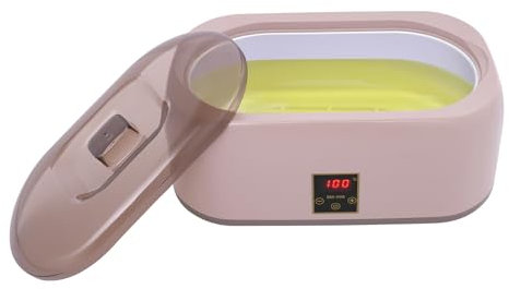 200 W, 4 l, bagno di paraffina per mani e piedi con vaso interno in alluminio, 0-100 °C, temperatura regolabile, macchina per paraffina con indicatore LED, macchina per il bagno di paraffina