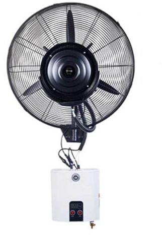 Aioneer Ventilador De Pared Industrial con Pulverizador, Ventilador Oscilante De Montaje En Pared, Tanque De Agua De 15 L, 3 Configuraciones De Velocidad con Llenado Automático D
