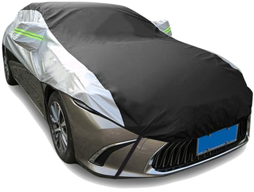 Autoschutzhülle für Honda Jazz (2020-2025) Autoplane Wasserdicht Schützt vor Frost, Schnee und Sonne für Allwetter mit Reflexionsstreifen