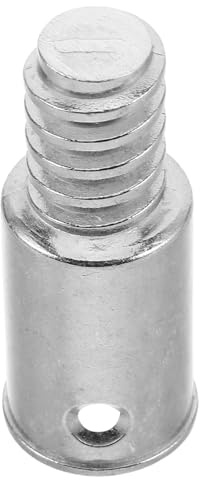 ULDIGI Aluminum Alloy Threaded Broom Handle Adapter Replacement Tip Metal Extension Pole Connector for Mop and Brush Repair Secure Fit for Home and Commercial Cleaning Tools