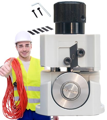 Herramienta Pelacables - Aluminio Portátil Manual, Máquina Pelacables, Diseño Ajustable, Multiusos | Máquina Pelacables para Envoltura, Par, Cables Ópticos, Proyectos Eléctricos, Bricolaje