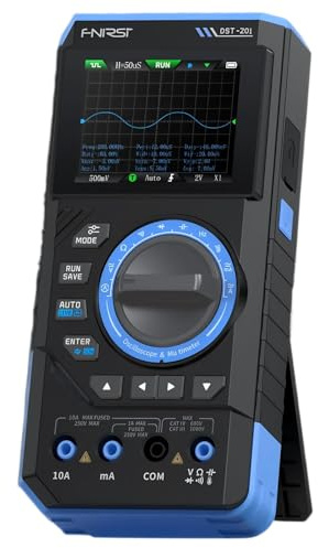 Multímetro digital DST-201 3EN1 osciloscopio fuente de señal 19999 conteos 10MHz/1MHz herramientas portátiles para electricistas (DST-201)