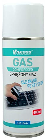 Vakoss CK-614 Reinigung Druckluft 400ml Druckluftspray Druckluftreiniger Air Duster (3)
