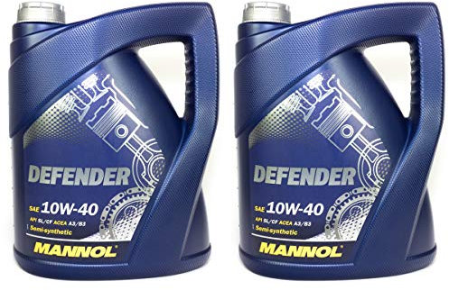 Motoröl Öl 10 Liter MANNOL Defender 10W-40 teilsynthetisch API SL/CF Mercedes VW