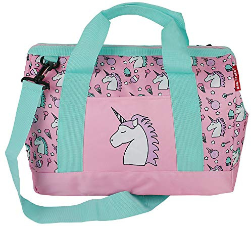 BAG STREET Baby Wickeltasche, 24 l Volumen, Kinder Reisetasche, aufklappbar | Große Pflegetasche Multifunktions-Tasche, Schultergurt + Tragegriffe (Pink)