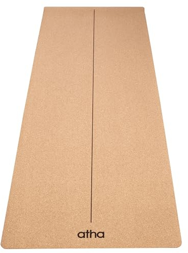 atha® CORK 4.2 mm Yogamatte | Premium Yogamatte aus Kork und Naturkautschuk | Rutschfest | Umweltfreundlich | Robust & Langlebig | Grösse XL