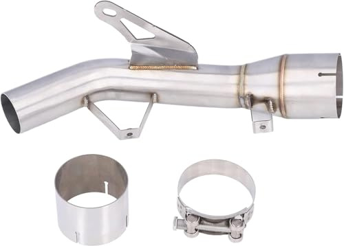 Tubo Centrale di Scarico Moto Aramox Sostituzione del Tubo di Collegamento Centrale in Acciaio Inossidabile 304 Resistente Al Calore per Z900 2017‑2021