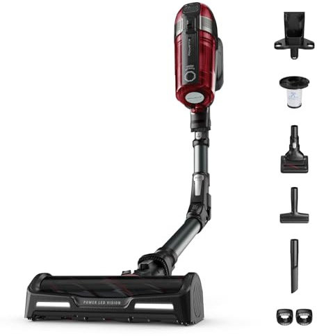 Rowenta Aspirateur Balai sans Fil X-Force Flex 12.60 RH98A8, modèle Animal Care, Aspiration puissante 150 Airwatts, Batterie Longue durée jusqu'à 45 Minutes, Tube Flexible, aspirateur à Main