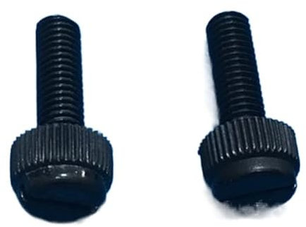 RTVURK 10-50 Stück M3 M4 M5 M6 M8 Schwarze geschlitzte Nylon-Rändelschraube PA66 Nylon-Kunststoff-Handdrehschraube Computer-Handschrauben anziehen (Size : M4x16 (50pcs))