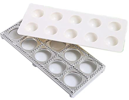 Lobamop Italienische Pastaform Ravioli Tablett Platte Pin Quadratische Rahmen für Perfekte Befestigung und Form GroßEr Ravioli Hersteller