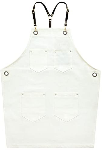 BATTTX Arbeitsschürze Herren,Robuste Werkzeugschürze for Männer, Arbeitsschürze Mit Werkzeugtaschen for Küche, Garten, Keramik, Werkstatt, Garage Und Mehr