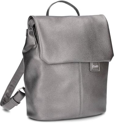 Zwei Damen City-Rucksack Mademoiselle.M MR8 4 Liter weiches Kunstleder, Magnet-Verschlussklappe, Hauptfach mit Reißverschluss, gepolstertes Trennfach für Tablet, Rückenpolsterung (cosmos)