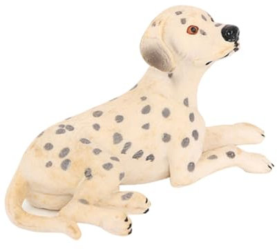 BCOATH Figurines Tierfigur Hund Modell Für Liegendes Ornament Realistische Plastiktierfigur Für Spielzeug Und Dekoration Frühkindliche Entwicklungsspielzeug