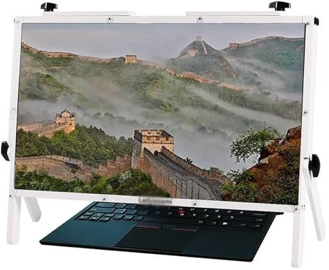 CSYQPDMBDL Laptop Screen Magnifier, Computer Screen Magnifier Laptop Screen Magnifying Computer Laptop Phone Holder Stand Magnifying Glass