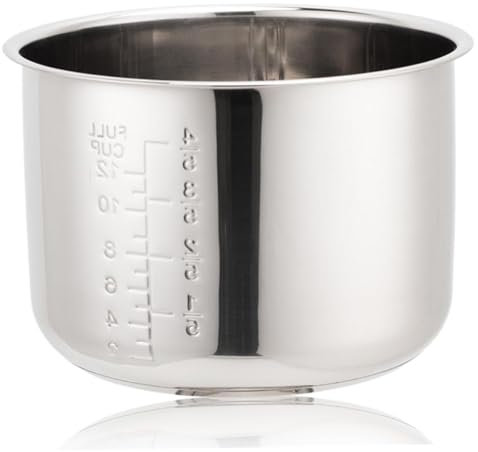 Fobufue olla Interior de Acero Inoxidable para Olla Arrocera de 5 L, con Báscula arrocero