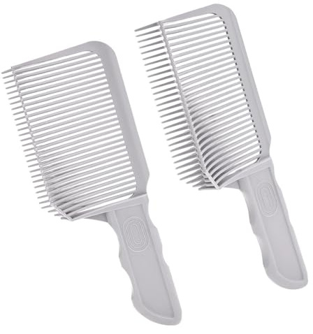 2Pcs Professional Hair Cutting Combs For Men Haircut Comb Salon Blending And Positioning Tools