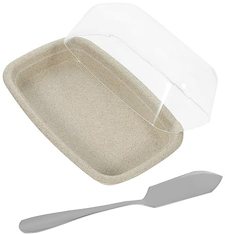 KICHOUSE Boîte De Rangement Pour Beurre Transparent Avec Couvercle Récipient Hermétique Pour Fromage Et Beurre Outil De Cuisine Pratique