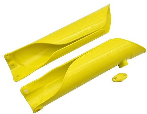 MNEVZX Motorrad Gabel Motorrad Gabel Schutz Abdeckung Schutz Fit Für KTM SX EXC XC XCW XCF Husqvarna TE TC FC 125-450 Dirt Bike Enduro Motorrad Gabelschutz(Yellow)