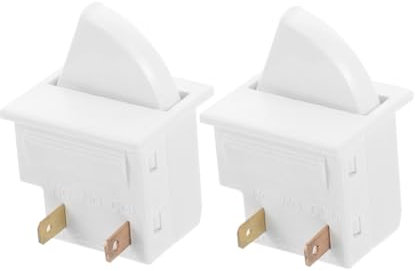 Veemoon 2pcs Refrigerator Door Light Switch Replacement Part for Fridge Cable for Refrigerator Repair Door Light Switch