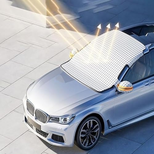 Car Sunshade, Snow Blocking, Antifreeze, Sun Protection, and Rainproof are Easy to Install to Resist Frost, Snow, Wind, and rain (Small Size)