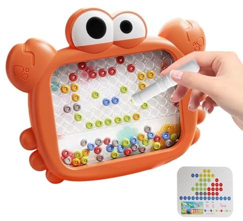 Xijobido Pizarra Magnética Para Niños | Juguetes Pizarra Magnética Infantil - Juegos de Actividades Temática Animales Tiernos para Niños en Coche Casa Viaje Cumpleaños Navidad