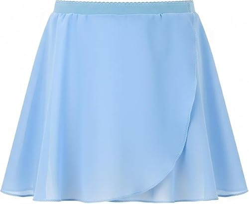 JiAmy Girls Ballet Skirt Chiffon Wrap Dancewear 1/2/3 Pack 3-11 Years | 3-11 Years, chiffon ballet skirt with elastic waist pull on wrap style, 100% polyester dancewear for class party recital