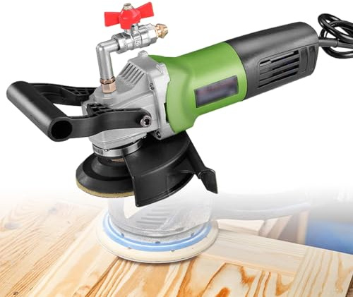 800W Electric Wet Stone Grinder Polisher for Granite Concrete Marble, Cement Floor Polishing Machine
