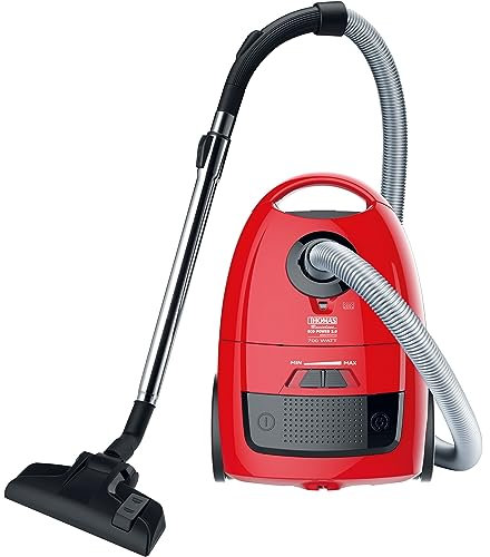 THOMAS 785038 Eco Power 2.0 Zylinder-Vakuum, Material des Rohrs: Chrom, rot