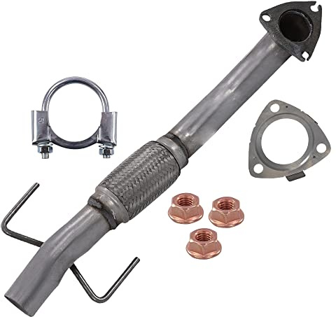 BESTPRICE ATP 1x Abgasrohr Hosenrohr mit Anbaumaterial | Kompatibel mit: OPEL VECTRA C, VECTRA C CC