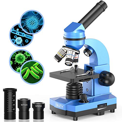 EMARTH Science Microscope for Kids Beginners Children Student, 40X- 1000X Compound Microscopes with 52 pcs Educational Science Kits