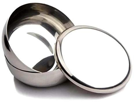 Bol en Acier Inoxydable coréenne Big Bowl Riz cuit avec Couvercle 10cm 12cm Kimchee Enfants Bowl Épaississement Table de Cuisine