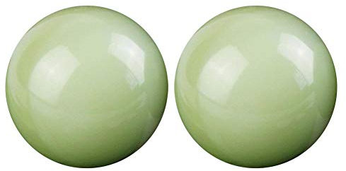 2 STÜCKE Fitness Ball Handball Natürliche Jade Massage Gesundheitswesen Ball Massageball