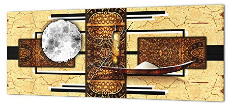 Concept Crystal Toughened Printed Glass backsplash - Kitchen Wall splashback Tribal&Patterns BBS09: