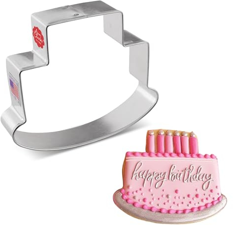 Cake Cookie Cutter, 4 Made in USA by Ann Clark