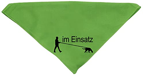 Hundehalstuch im Einsatz Mantrailer Suchhund Mantrailing