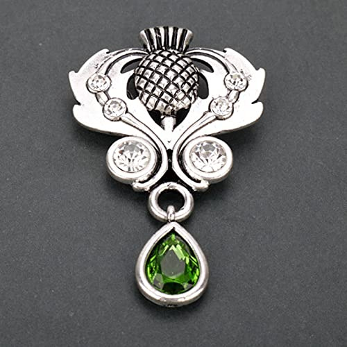HCMA Kelten Knoten Broschen Wikinger nordischen Schmuck Kragen Abzeichen Pins Outlander Schottische Distel Brosche für Männer & Frauen