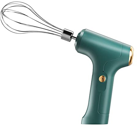 DAZZLEEX Fouet électrique pour la cuisine - Batteur à œufs manuel pour la cuisson de gâteaux - Batteur à œufs à main pour la cuisson de gâteaux, crème aux