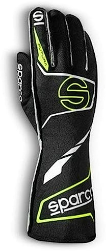 SPARCO 00136511NRGF Guantes de carreras amarillo negro
