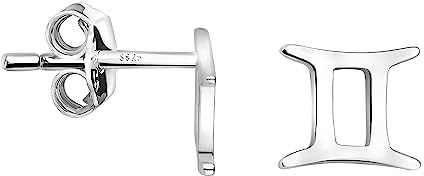 SOFIA MILANI - Damörhängen i 925 Silver - Stiftörhänge med Tvillingarna Stjärntecken - E2124