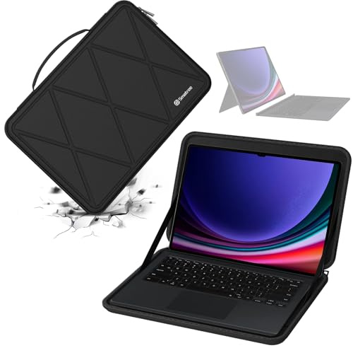 Smatree Hårt EVA skyddande fodral kompatibelt med 12,4 tum Samsung Galaxy Tab S10 Ultra, 14,7 tum Samsung Galaxy Tab S9 Ultra, Samsung Galaxy Tab S8 Ultra Tablet väska (X8041)