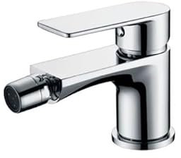 Mice - Robinet mitigeur pour bidet fabriqué en laiton - Robinet hygiénique WC - Robinetterie de salle de bain ouverture à froid - Série Saona
