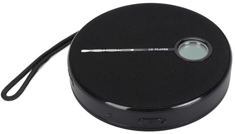Portable CD Player, Bluetooth 5.0 CD Music Player Built in Speaker, Anti Skip Protection, 2000mAh Rechargeable, CD/CD-RW/MP3 Compatible, CD Player for Car and Travel