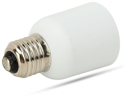 E27 to E40 Socket Adapter 110‑240V Medium Base to Mogul E27 to E40 Screw Base Light Bulb Socket Converter, Heat Resistance LED Bulb Base Adapter Light Converter, Pack of 2