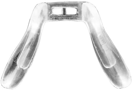 MagiDeal Pont de selle de lunettes, plaquette de nez, Support de nez, selle en Silicone, forme en U en Silicone, selle pour lunettes en verre, bricolage, petit