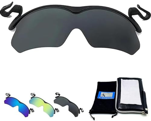 POCONT Clip Cap Sports Sunglasses, Clip on Sunglasses Outdoor Polarized Clip Cap Golf Cycling Fishing for Men, Women (Black)