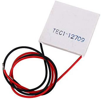 WPKD BLUEIY Halbleiterkühlung Tabletten,Kühlkörper Kühler Kühlung Peltier Platte Modul,12V TEC1-12709 100W Kühler Peltier Platte Halbleiter Kühlung Tabletten(40x40x3.2mm)