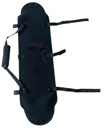 Amagogo Snowboardhülle, Skitasche, Schutzhülle, Zubehör, Kratzfest, mit Griff, Reisetasche für einzelne Snowboards, Aufbewahrungstasche, 150 cm Einzelgurt