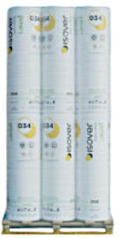 Isover Integra ZKF Lanaé 1-034 Klemmfilz 5600x1200x100mm - Zwischensparrendämmung aus Glaswolle - Palette mit 18 Rollen
