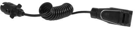 MAGICLULU Faisceau De Câbles pour Camping Et Remorque Prise Broches avec Connecteur Broches Câble Extension Spiralé Robuste pour Remorquage Sûr